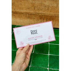 Enveloppe de Savon à Raser Rose MARTIN DE CANDRE