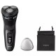 Rasoir électrique PHILIPS S3244/12 Séries 3000 rechargeable Wet&Dry système Close Cut, tondeuse, housse