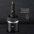 Rasoir électrique Braun 9560CC série 9 PRO+, Wet & Dry, métal noble, station de lavage, smartcare, étui voyage