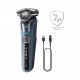 Rasoir electrique rechargeable Séries 5000 S5880/50 Wet & Dry, Flex 360°, tondeuse rétractable + Station Quick Clean Pod