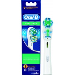 Brossettes brosse à dent electrique Oral B Braun X3 Dual Clean (EB417X3)