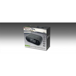 Radio reveil  Analogique Tuner PLL/FM db alarme affichage blanc MUSE