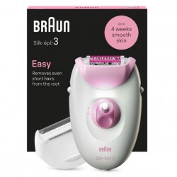 Epilateur électrique SILK EPIL Série3 3031 BRAUN sur secteur + tête de rasage