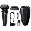 Rasoir électrique PANASONIC  ES-LS6A, rechargeable, 6 lames, Wet & Dry, tête multiflex, noir, puissant moteur linéaire