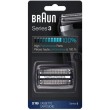 tete de rasoir braun, combipack, grille de rasoir et couteau pour rasoir électrique Séries 3 (S300/301/310) 21B