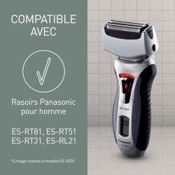tete de rasoir Panasonic, combipack pour rasoir panasonic ES7101 / ES6002 /RT31/RT51  WES9012Y 