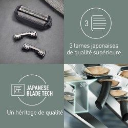 tete de rasoir Panasonic, combipack pour rasoir panasonic ES7101 / ES6002 /RT31/RT51  WES9012Y 