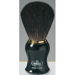 Blaireau de rasage, blaireau rasage, blaireau barbe pur poil noir pure Badger 666 OMEGA