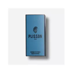 Blaireau PLISSON Original pur poil gris de Russie Taille 12,  manche ivoire