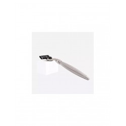 Rasoir mach 3 PLISSON-JORIS J1932.M,  en laiton massif Palladium, collection diamant