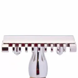 Rasoir de Sécurité JORIS J1922.TF, rasoir de sureté palladium, rasoir dentelé à peigne ouvert J1922.TF