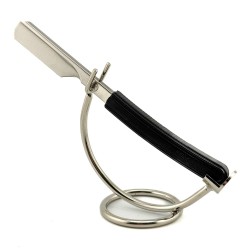 Rasoir droit, Coupe chou PARKER style japonais Kamisori à lames interchangeables finition métal