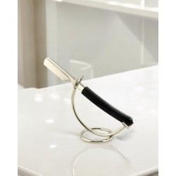 Rasoir droit, Coupe chou PARKER style japonais Kamisori à lames interchangeables finition métal