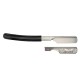 Rasoir droit, Coupe chou PARKER style japonais Kamisori à lames interchangeables finition métal