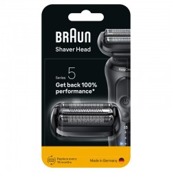 Tête de rasoir BRAUN 53B, cassette Combipack pour rasoir électrique Séries 5, Séries 6 nouvelle génération