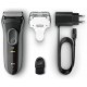 Rasoir électrique Braun série 3 3000S rechargeable et secteur