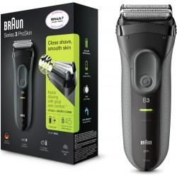 Rasoir électrique Braun série 3 3000S rechargeable et secteur