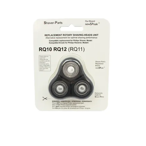 Têtes de rasoir compatibles Rasoirs Philips RQ10, RQ11, RQ12