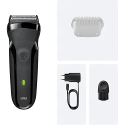 Rasoir électrique Braun série 3 3000S rechargeable et secteur