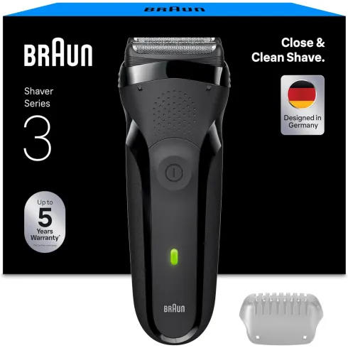Rasoir électrique Braun série 3 3000S rechargeable et secteur