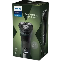Rasoir électrique PHILIPS rechargeable série X3000 SkinProtect Wet & Dry, 27lames Flex, tondeuse rétractable