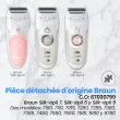 Tête Rasage pour épilateur BRAUN Silk Epil  Série 5 et 7