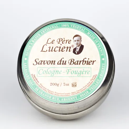 SAVON À RASER, LE PÈRE LUCIEN, 200G-COLOGNE-FOUGÈRE