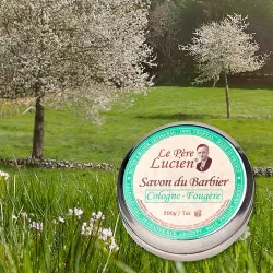 SAVON À RASER, LE PÈRE LUCIEN, 200G-COLOGNE-FOUGÈRE
