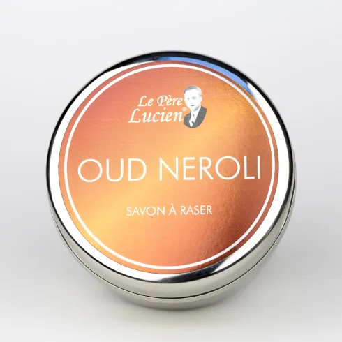 SAVON À RASER PREMIUM, LE PÈRE LUCIEN, 150G-OUD NEROLI