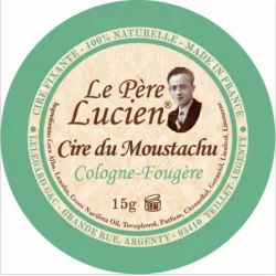 CIRE À MOUSTACHE , LE PÈRE LUCIEN, 15ML-COLOGNE-FOUGÈRE