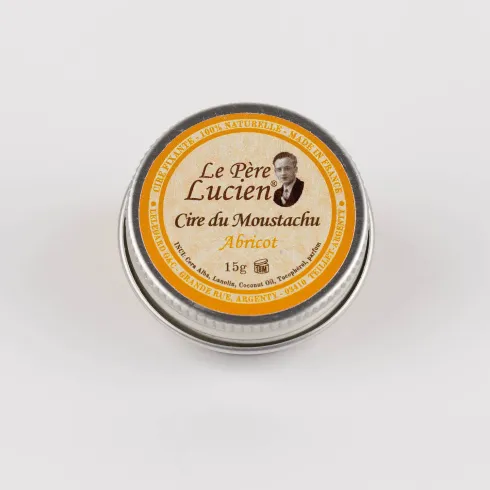 CIRE À MOUSTACHE 100 % NATURELLE, LE PÈRE LUCIEN, 15ML-ABRICOT