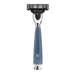 Ensemble de rasage Gillette Mach3 MÜHLE RYTMO 3 pièces blaireau résine pétrole pur poil noir