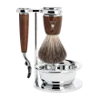 Set de rasage Gillette M3 MÜHLE RYTMO 4 p bol,blaireau frêne poil noir