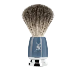 Ensemble de rasage Gillette Mach3 MÜHLE RYTMO 4 pièces bol, blaireau résine pétrole pur poil noir