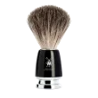 Ensemble de rasage Gillette Mach3 MÜHLE RYTMO 4 pièces bol, blaireau résine noire pur poil noir
