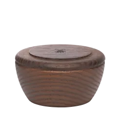 Savon à raser au bois de santal, 65 gr, dans un bol en bois avec couvercle Muhle