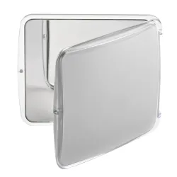 MIROIR DE SAC CARRE GROSSISSEMENT X7 10 CM DE COTE