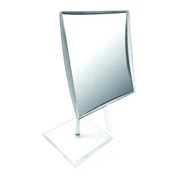 Miroir sur pied acrilyque carré, grossissement  X 5