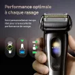 Rasoir électrique BRAUN NEVO 15115C, station de lavage +étui de voyage