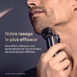 Rasoir électrique BRAUN NEVO 15115C, station de lavage +étui de voyage