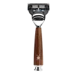 Ensemble de rasage Gillette Fusion MÜHLE RYTMO 4 pièces blaireau frêne étuvé pur poil noir, bol