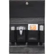 Rasoir de sureté de voyage, rasoir de sécurité MERKUR 46C dévissable en 3, dans sa trousse cuir