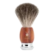 Ensemble de rasage Gillette Fusion MÜHLE VIVO 4 pièces blaireau bois de prunier pur poil noir, bol