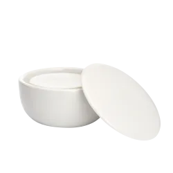 Savon à raser au bois de santal, 65 gr, dans un bol en porcelaine avec couvercle Muhle