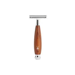 Rasoir de sureté Muhle, rasoir de sécurité collection Vivo, manche en bois de prunier.