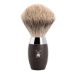Ensemble de rasage sécurité 3 pièces Mühle KOSMO bois de Chêne fossilisé Pur gris