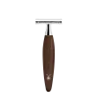 Ensemble de rasage sécurité 3 pièces Mühle KOSMO bois de Chêne fossilisé Pur gris