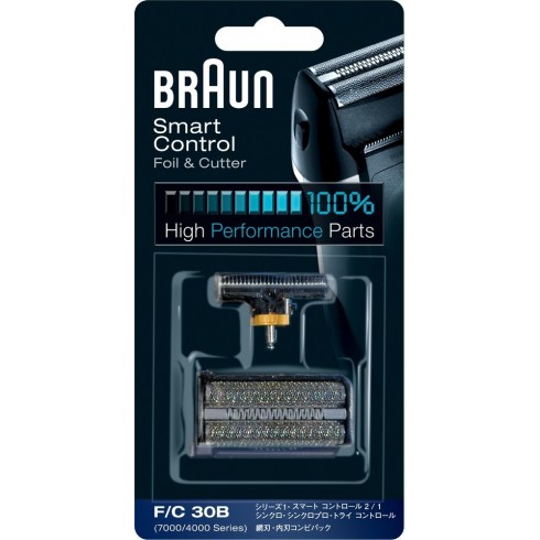 tete de rasoir braun, combipack, grille de rasoir et couteau pour rasoir électrique séries 7000/4000 Synchro Pro 30B