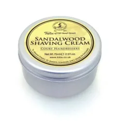 Crème à raser Taylor of bond street Sandalwood en pot format voyage 75ml