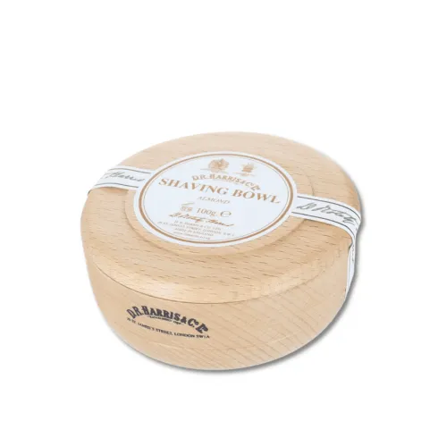 Savon à Barbe + Bol bois clair hêtre D.R.Harris Amande